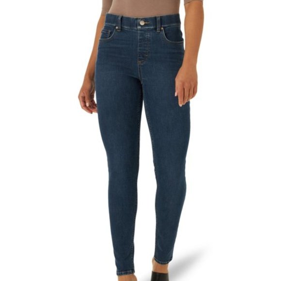 Lee - Women's High Rise Slim Fit Sculpting Pull On Skinny Jeans - Picture 1 of 4